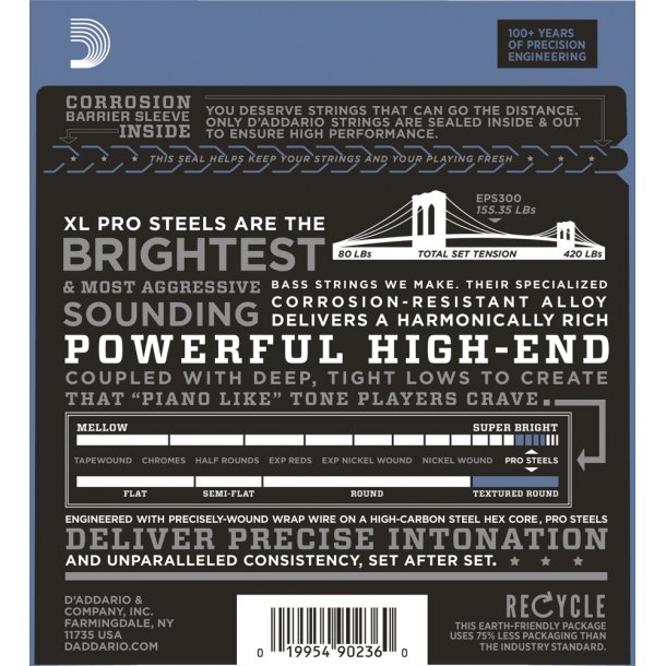 D'Addario EPS300, 043 - 107 Balanced